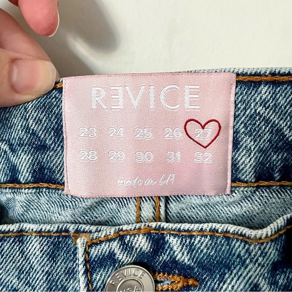 Revice A-List Highlight Low Rise Wide Leg Denim Jeans - Picture 11 of 14